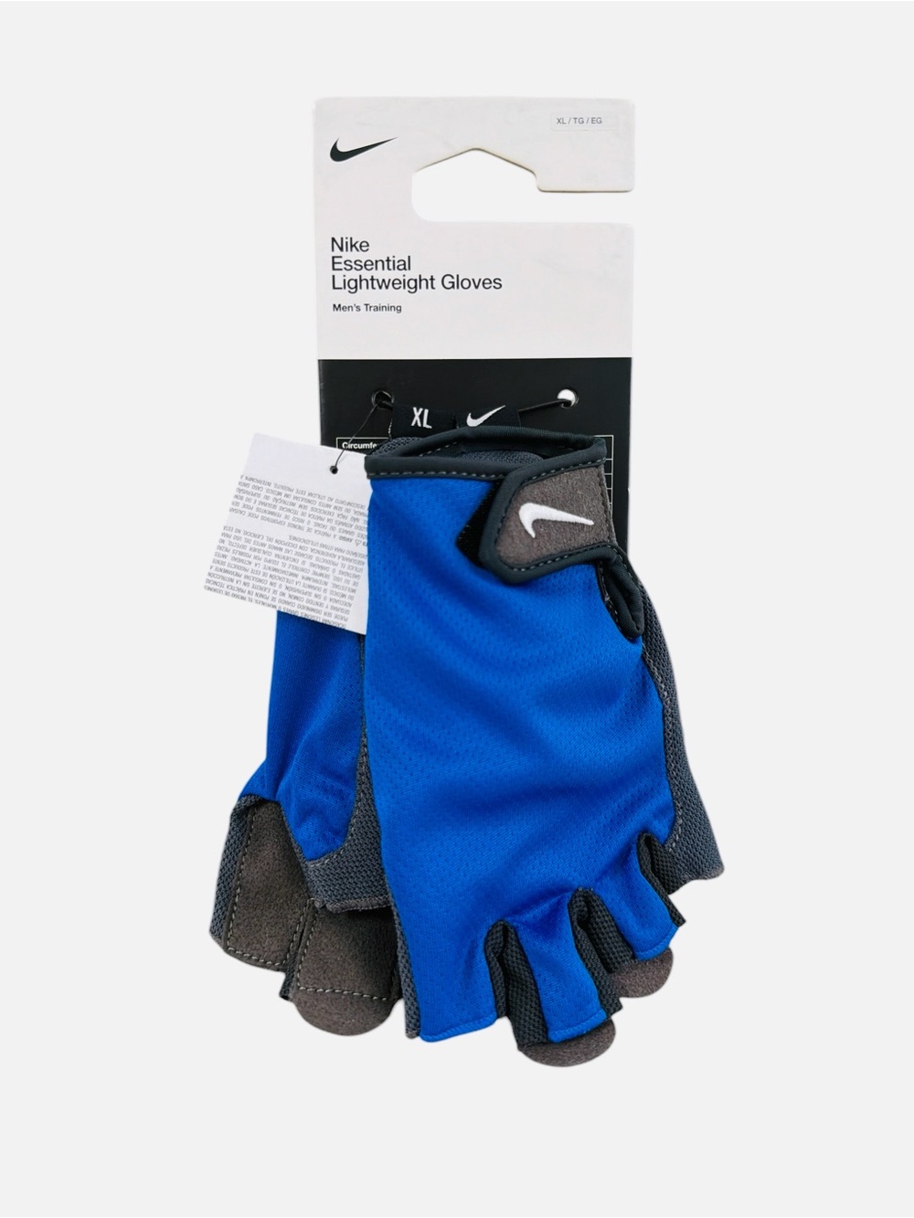 Nike Men's Essential Fitness Gloves, Game Royal/Anthracite/White Size XL - Picture 4 of 7